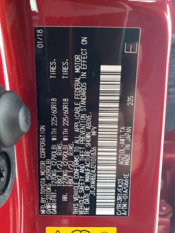 JTJYARBZ4J2101836 - 2018 LEXUS NX 300 BASE Qırmızı foto 13