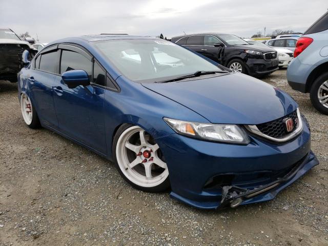 2HGFB6E53EH702684 - 2014 HONDA CIVIC SI BLUE photo 4