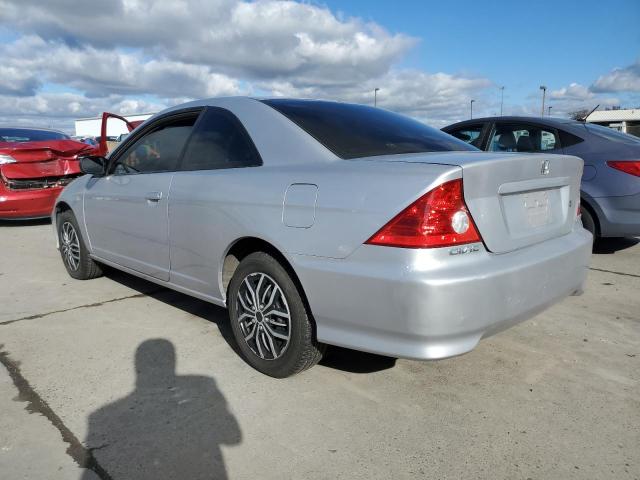 1HGEM22544L044393 - 2004 HONDA CIVIC LX SILVER photo 2