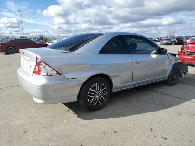 1HGEM22544L044393 - 2004 HONDA CIVIC LX SILVER photo 3