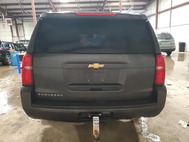 1GNSKHKC9HR256788 - 2017 CHEVROLET SUBURBAN K1500 LT BLACK photo 6