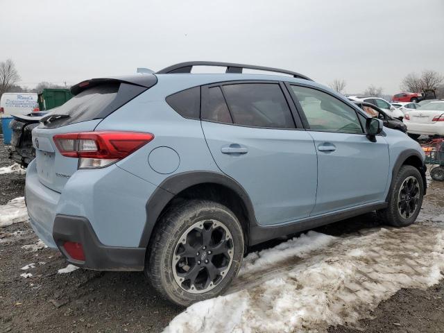 JF2GTAEC9NH278369 - 2022 SUBARU CROSSTREK PREMIUM BLUE photo 3