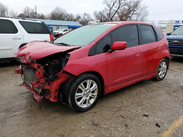 JHMGE88499S019331 - 2009 HONDA FIT SPORT RED photo 1