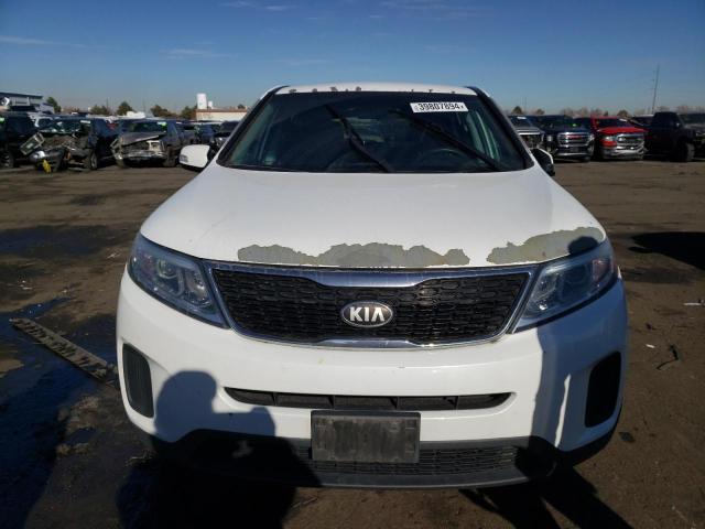 5XYKTCA69EG488144 - 2014 KIA SORENTO LX WHITE photo 5