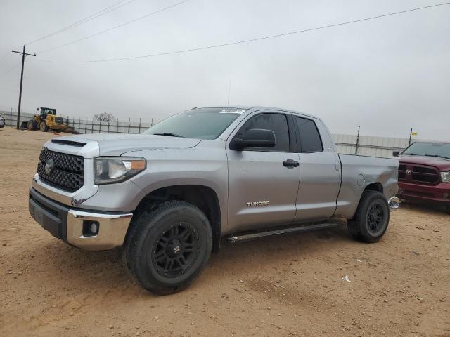 5TFRM5F12KX135113 - 2019 TOYOTA TUNDRA DOUBLE CAB SR/SR5 GRAY photo 1