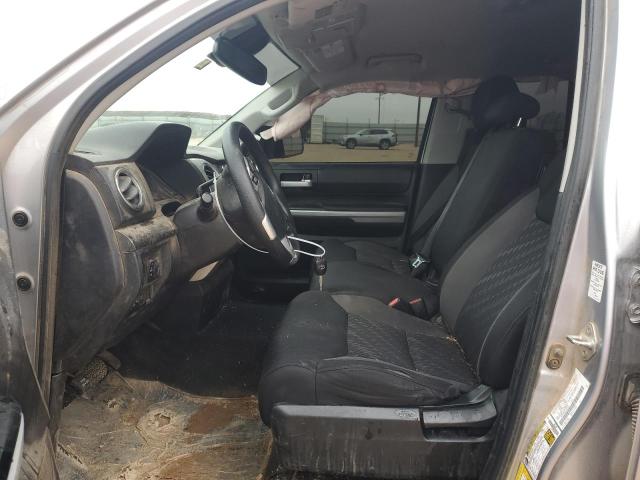 5TFRM5F12KX135113 - 2019 TOYOTA TUNDRA DOUBLE CAB SR/SR5 GRAY photo 7