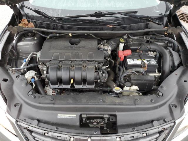 3N1AB7AP2FY330677 - 2015 NISSAN SENTRA S SILVER photo 11