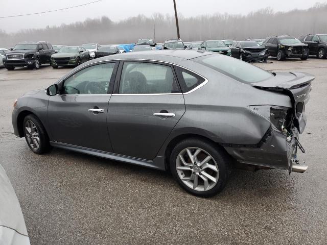 3N1AB7AP2FY330677 - 2015 NISSAN SENTRA S SILVER photo 2