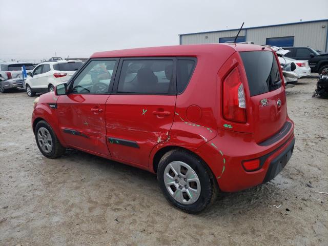 KNDJT2A5XD7627108 - 2013 KIA SOUL RED photo 2