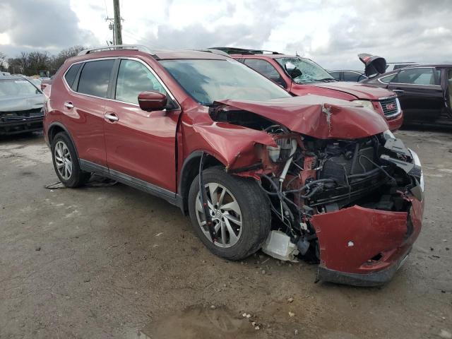 5N1AT2MT5FC826969 - 2015 NISSAN ROGUE S RED photo 4