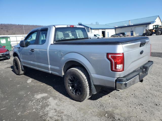 1FTEX1EP6FFB31596 - 2015 FORD F150 SUPER CAB SILVER photo 2