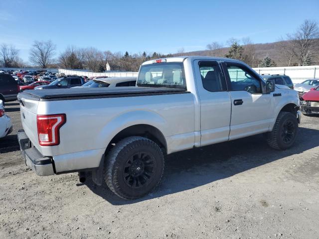 1FTEX1EP6FFB31596 - 2015 FORD F150 SUPER CAB SILVER photo 3