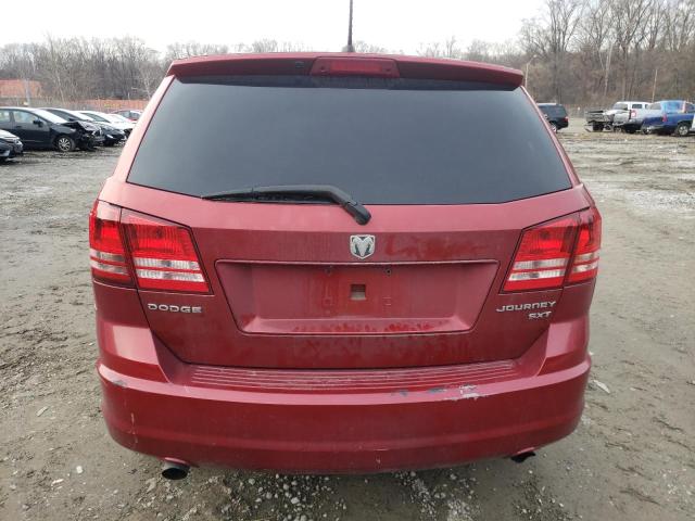 3D4GG57V39T606694 - 2009 DODGE JOURNEY SXT RED photo 6