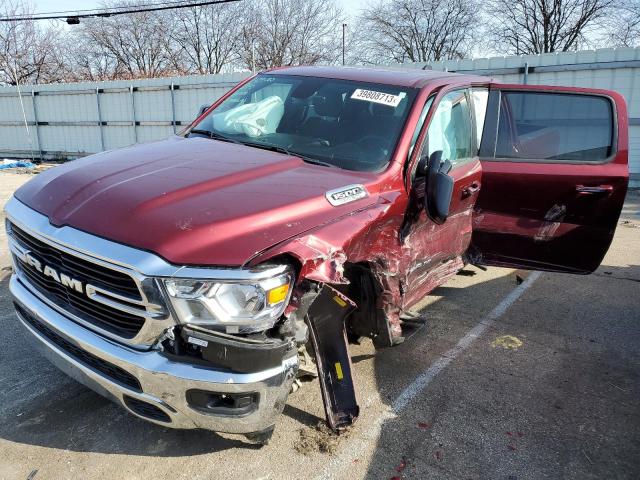 1C6SRFFT8KN892787 - 2019 RAM 1500 BIG HORN/LONE STAR RED photo 1