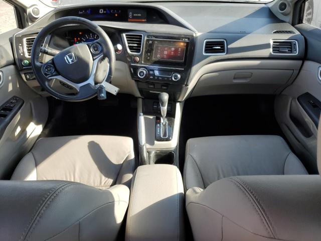 2HGFB2F94FH553827 - 2015 HONDA CIVIC EXL შავი ფოტო 8