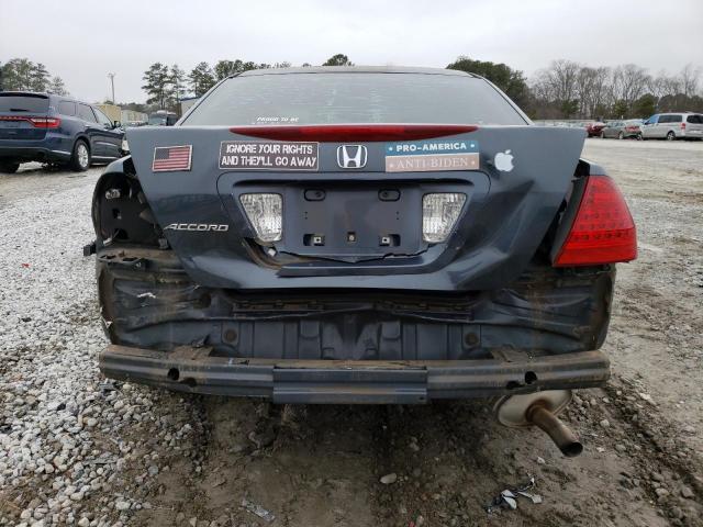 1HGCM56367A179635 - 2007 HONDA ACCORD SE GRAY photo 6