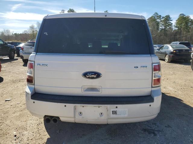 2FMGK5CC9BBD25965 - 2011 FORD FLEX SEL WHITE photo 6