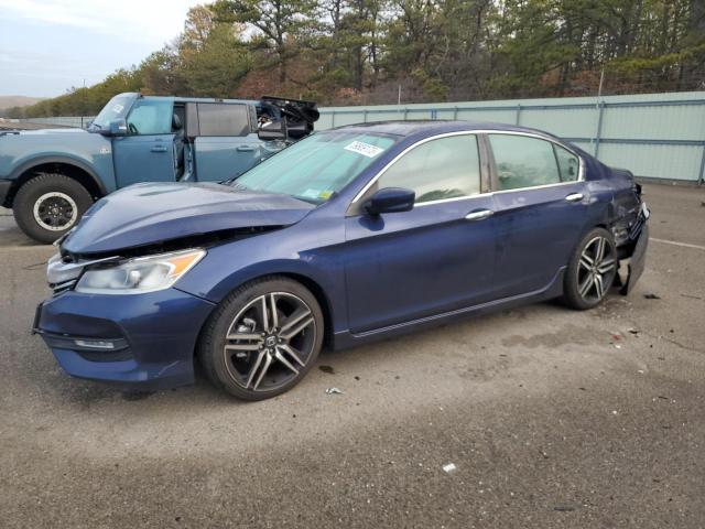 1HGCR2F16HA001191 - 2017 HONDA ACCORD SPORT SPECIAL EDITION BLUE photo 1