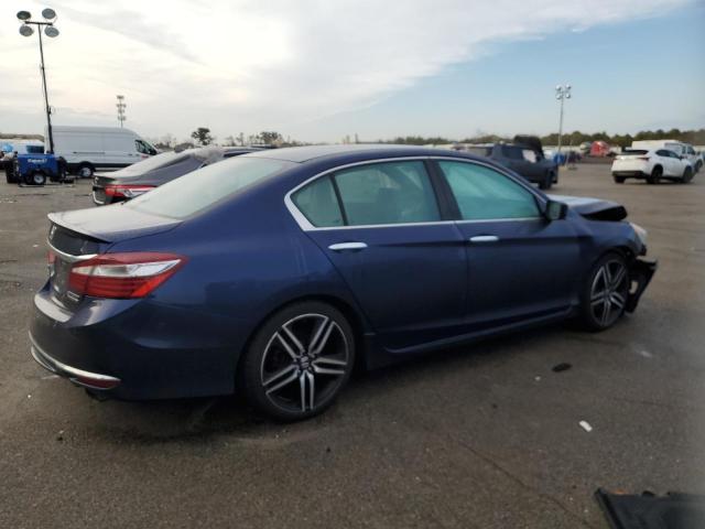 1HGCR2F16HA001191 - 2017 HONDA ACCORD SPORT SPECIAL EDITION BLUE photo 3