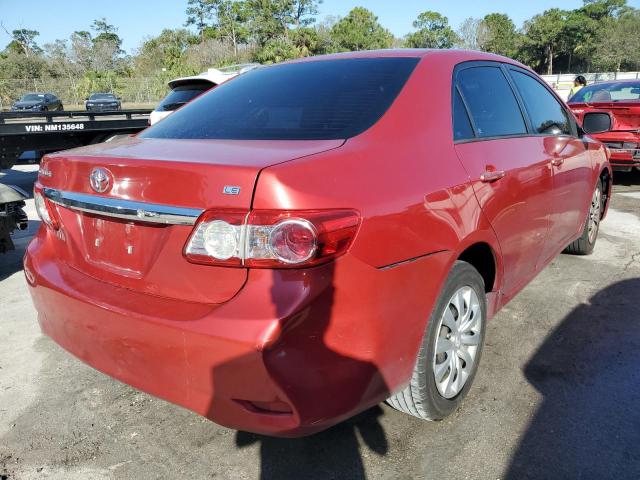 2T1BU4EE4CC874452 - 2012 TOYOTA COROLLA BASE RED photo 3