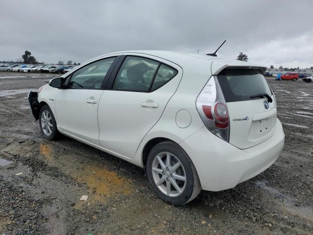 JTDKDTB31D1033594 - 2013 TOYOTA PRIUS C WHITE photo 2