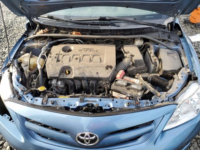 5YFBU4EE3DP086201 - 2013 TOYOTA COROLLA BASE BLUE photo 11