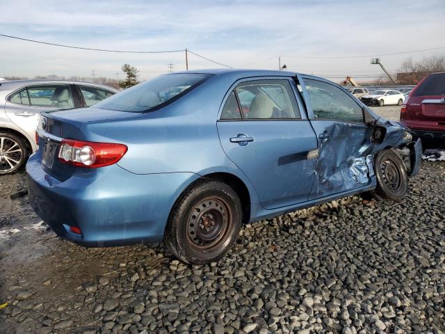 5YFBU4EE3DP086201 - 2013 TOYOTA COROLLA BASE BLUE photo 3