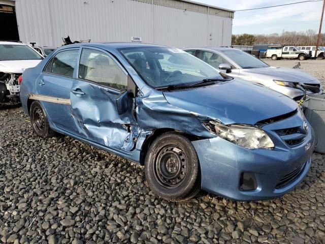 5YFBU4EE3DP086201 - 2013 TOYOTA COROLLA BASE BLUE photo 4