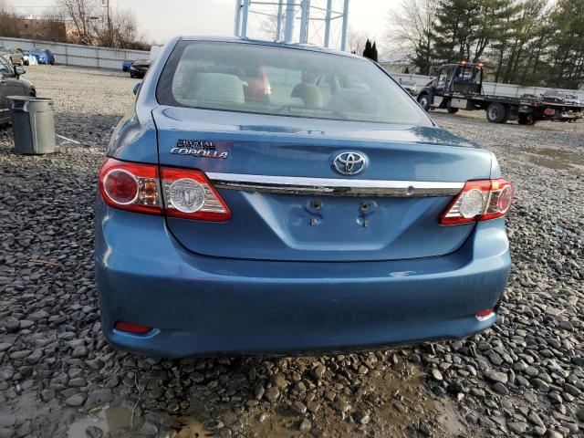 5YFBU4EE3DP086201 - 2013 TOYOTA COROLLA BASE BLUE photo 6