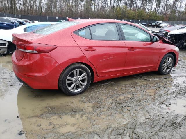 5NPD84LF0HH155521 - 2017 HYUNDAI ELANTRA SE RED photo 3