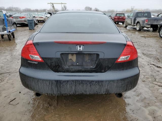 1HGCM82227A000456 - 2007 HONDA ACCORD LX BLACK photo 6