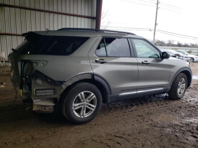 1FMSK7DH3LGB04503 - 2020 FORD EXPLORER XLT GRAY photo 3