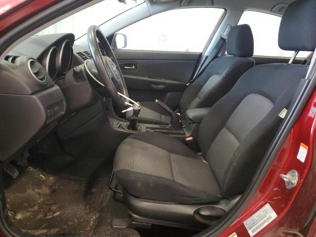 JM1BK32F291187769 - 2009 MAZDA 3 I RED photo 7