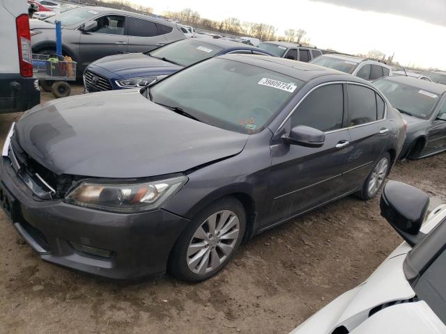 1HGCR2F83EA045058 - 2014 HONDA ACCORD EXL GRAY photo 1