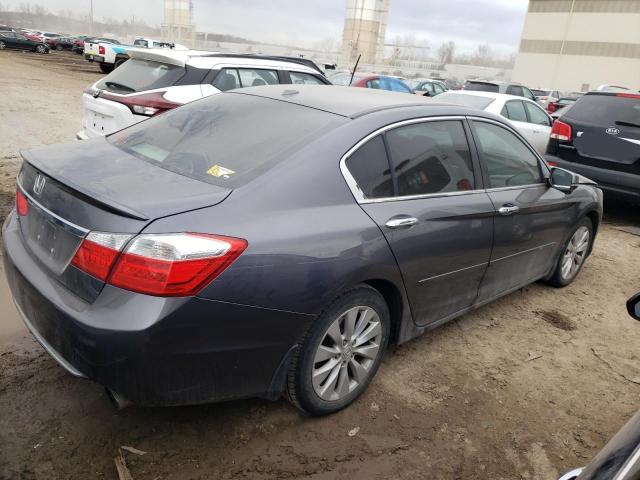 1HGCR2F83EA045058 - 2014 HONDA ACCORD EXL GRAY photo 3