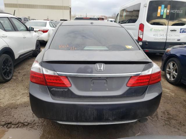 1HGCR2F83EA045058 - 2014 HONDA ACCORD EXL GRAY photo 6