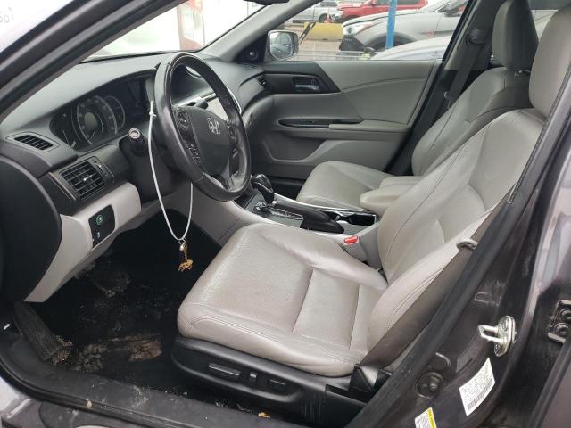 1HGCR2F83EA045058 - 2014 HONDA ACCORD EXL GRAY photo 7