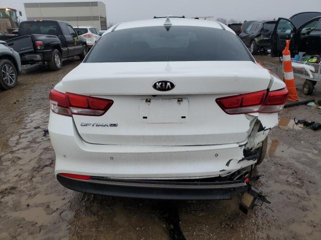 KNAGT4L36J5200787 - 2018 KIA OPTIMA LX WHITE photo 6