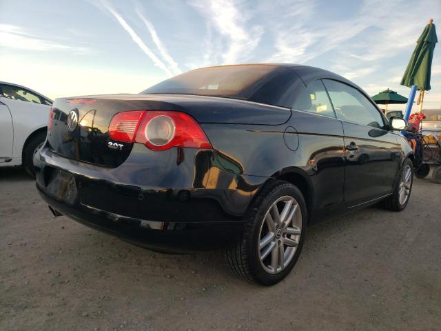 WVWFA71F38V037707 - 2008 VOLKSWAGEN EOS LUX 黑色 照片 3