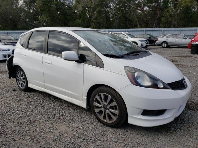 JHMGE8H59CC040089 - 2012 HONDA FIT SPORT WHITE photo 4