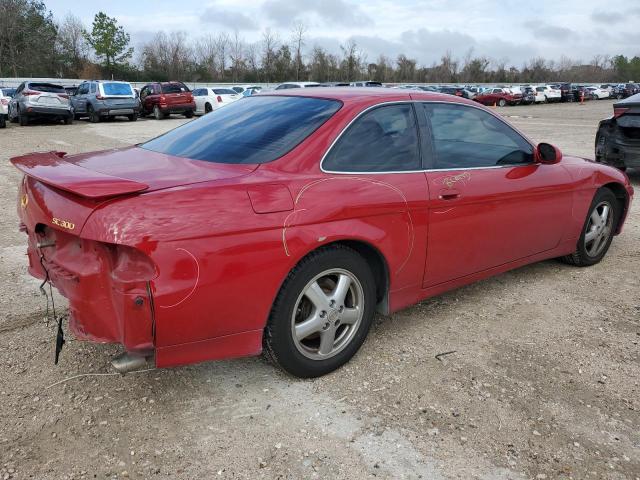 JT8CD32Z9X1006168 - 1999 LEXUS SC 300 RED photo 3