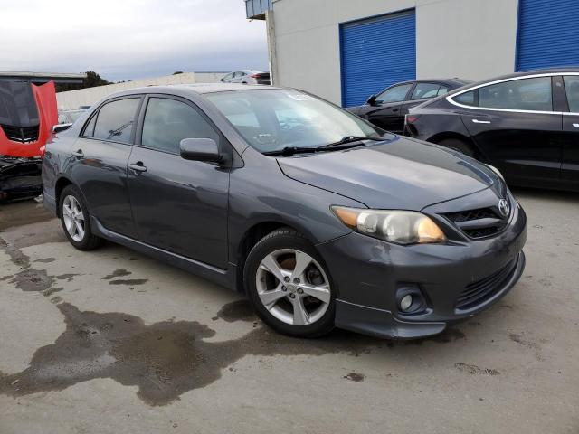 2T1BU4EE4BC581374 - 2011 TOYOTA COROLLA BASE GRAY photo 4