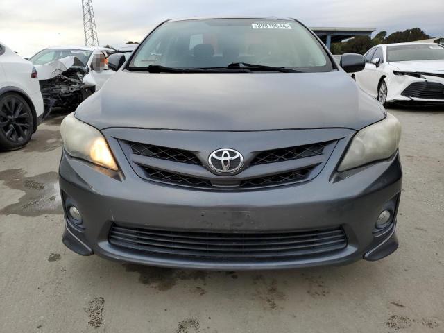 2T1BU4EE4BC581374 - 2011 TOYOTA COROLLA BASE GRAY photo 5