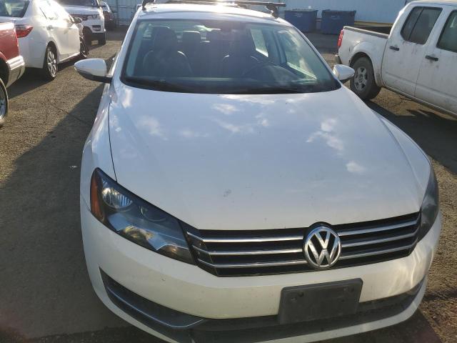 1VWBP7A30CC026474 - 2012 VOLKSWAGEN PASSAT SE WHITE photo 5