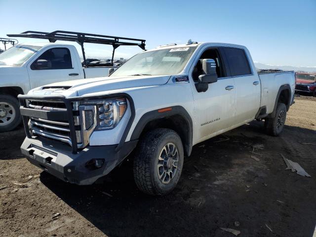 1GT49UEY8MF136683 - 2021 GMC SIERRA K3500 SLT WHITE photo 1