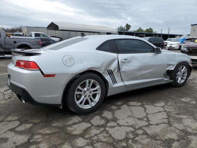 2G1FD1E30F9166436 - 2015 CHEVROLET CAMARO LT SILVER photo 3