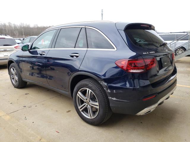 W1N0G8EB5NG041140 - 2022 MERCEDES-BENZ GLC 300 4MATIC BLUE photo 2