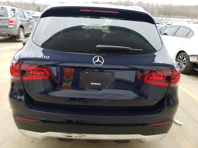 W1N0G8EB5NG041140 - 2022 MERCEDES-BENZ GLC 300 4MATIC BLUE photo 6