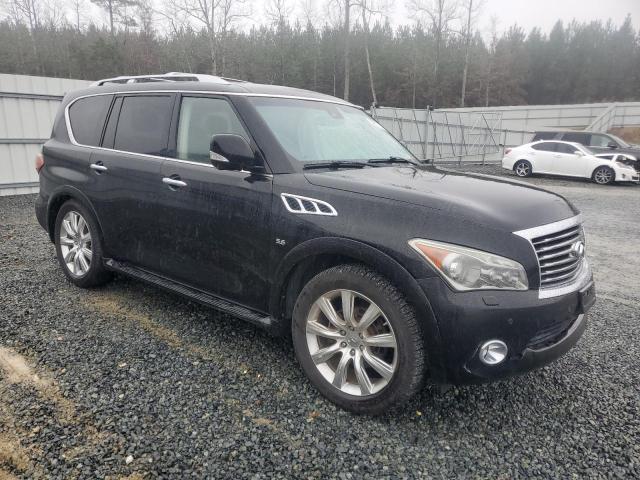 JN8AZ2NCXE9351546 - 2014 INFINITI QX80 BLACK photo 4