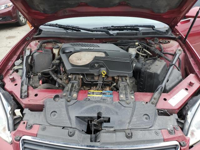 2G1WC581769282981 - 2006 CHEVROLET IMPALA LT RED photo 11